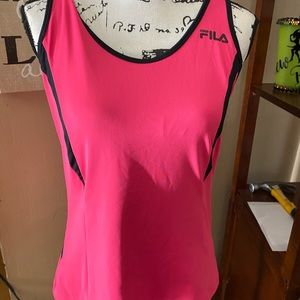 FILA WOMENS PINK YOGA TOP